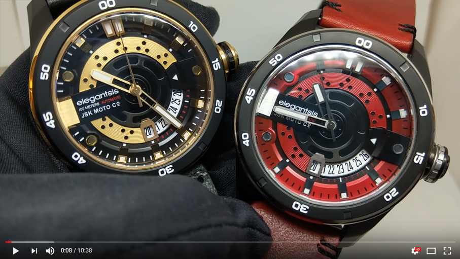 【台灣品牌揚威國際】elegantsis 愛樂時 JX65AS-JSK 重機職人腕錶